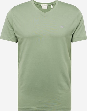 GANT Тениска в зелено: отпред