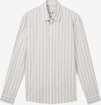 Camicia TOM TAILOR DENIM di colore grigio chiaro / bianco, Visualizzazione prodotti