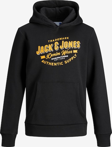 Jack & Jones Junior Mikina – černá: přední strana