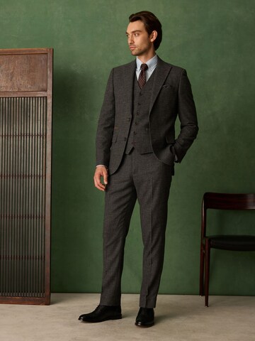 Regular Pantalon à plis Next en gris