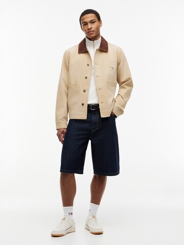 Tommy Jeans Демисезонная куртка в Бежевый