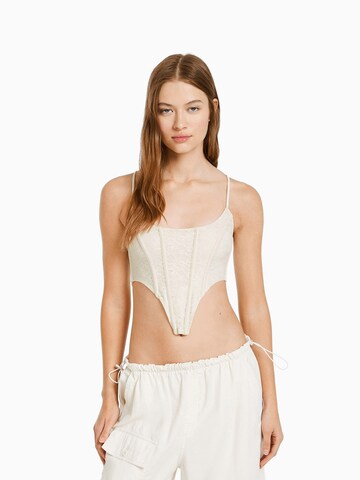 Bershka Top in Beige: predná strana