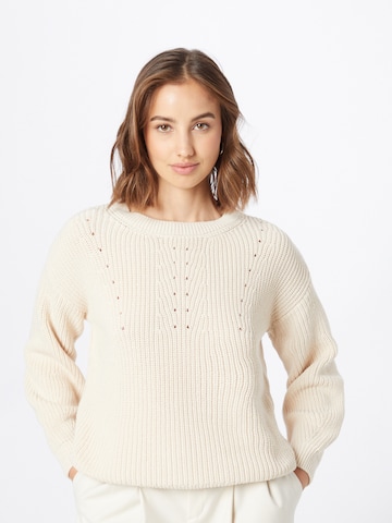 MORE & MORE Sweater in Beige: front