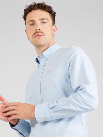 GANT - Ajuste estrecho Camisa de negocios en azul