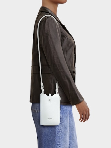 Picard Crossbody Bag ' Nancy ' in Silver: front