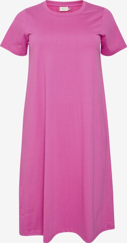 KAFFE CURVE Dress 'Lulu' in Pink: front