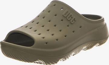 UGG Klapki 'Slide It Burnt Olive' w kolorze zielony: przód