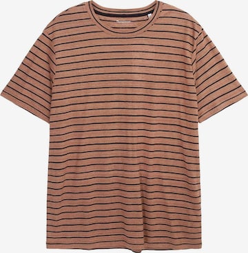 KnowledgeCotton Apparel Shirt in Brown: front