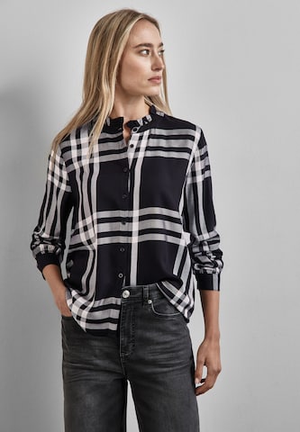 STREET ONE Bluse in Schwarz: Vorderseite