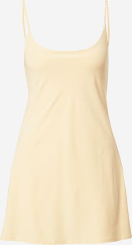 Robe d’été Abercrombie & Fitch en jaune : devant