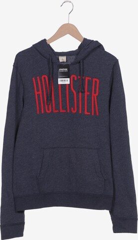 HOLLISTER Sweatshirt & Zip-Up Hoodie in L in Blue: front