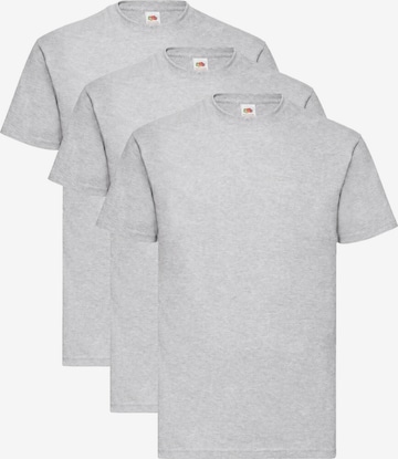 FRUIT OF THE LOOM Shirt 'T-shirt 3-pack' in Grey: front