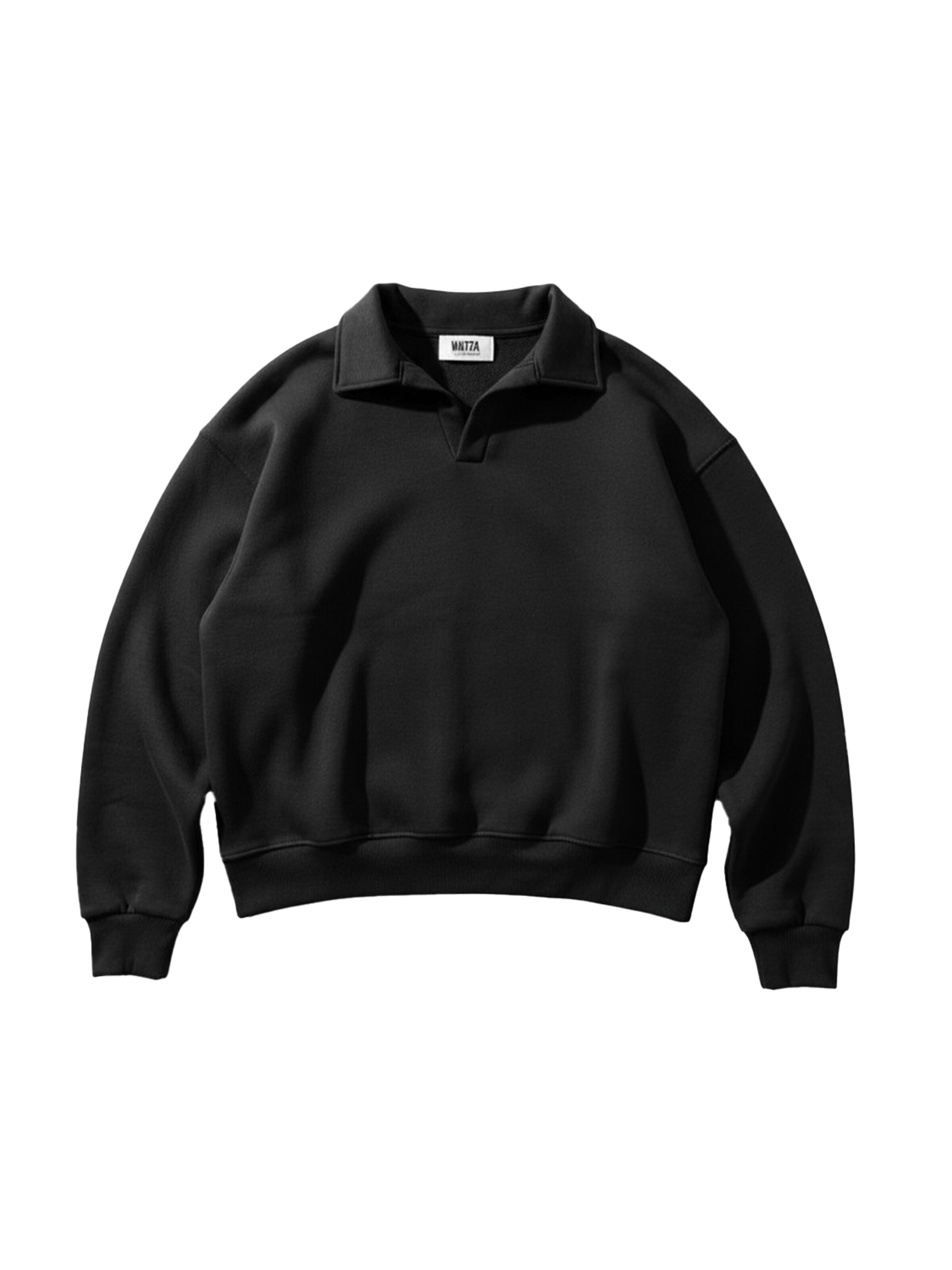 Kleidermafia Pullover 'Basic'‌‌‌‌ in Schwarz: Vorderseite