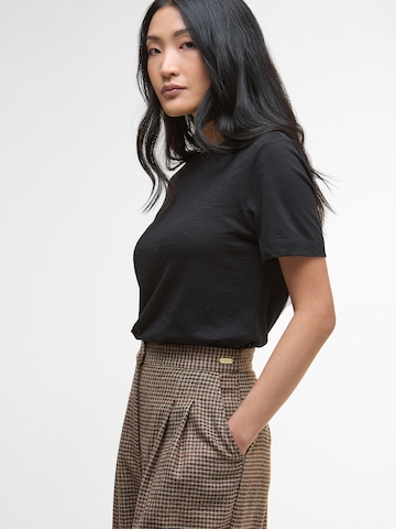 Wide leg Pantaloni cu dungă 'Sophia' de la Barbour pe maro