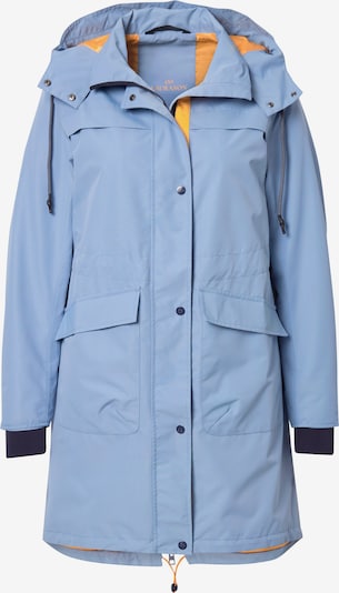 LAURASØN Funktionsjacke in M in taubenblau / curry, Produktansicht