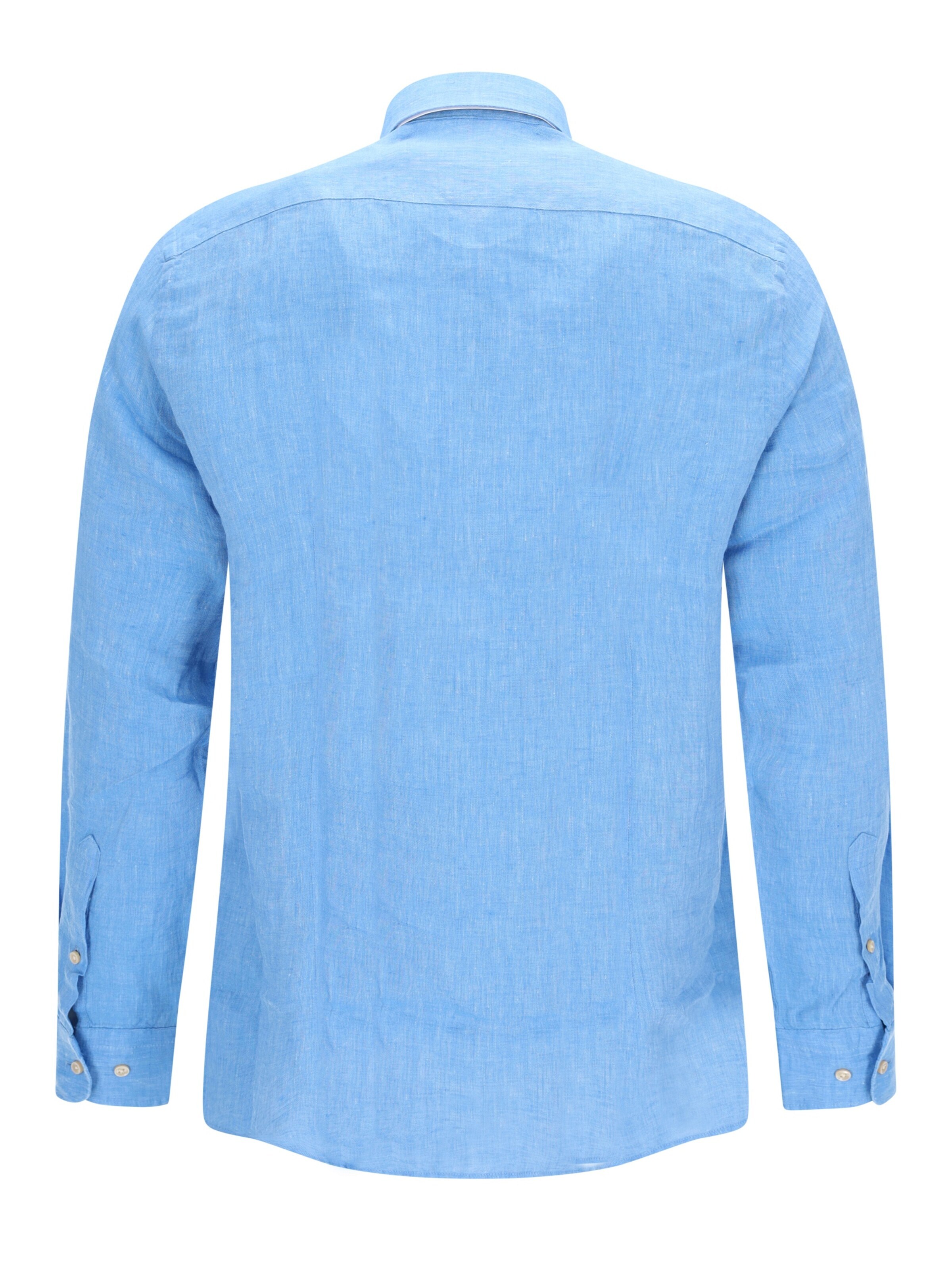 HAJO Regular fit Button Up Shirt in Blue