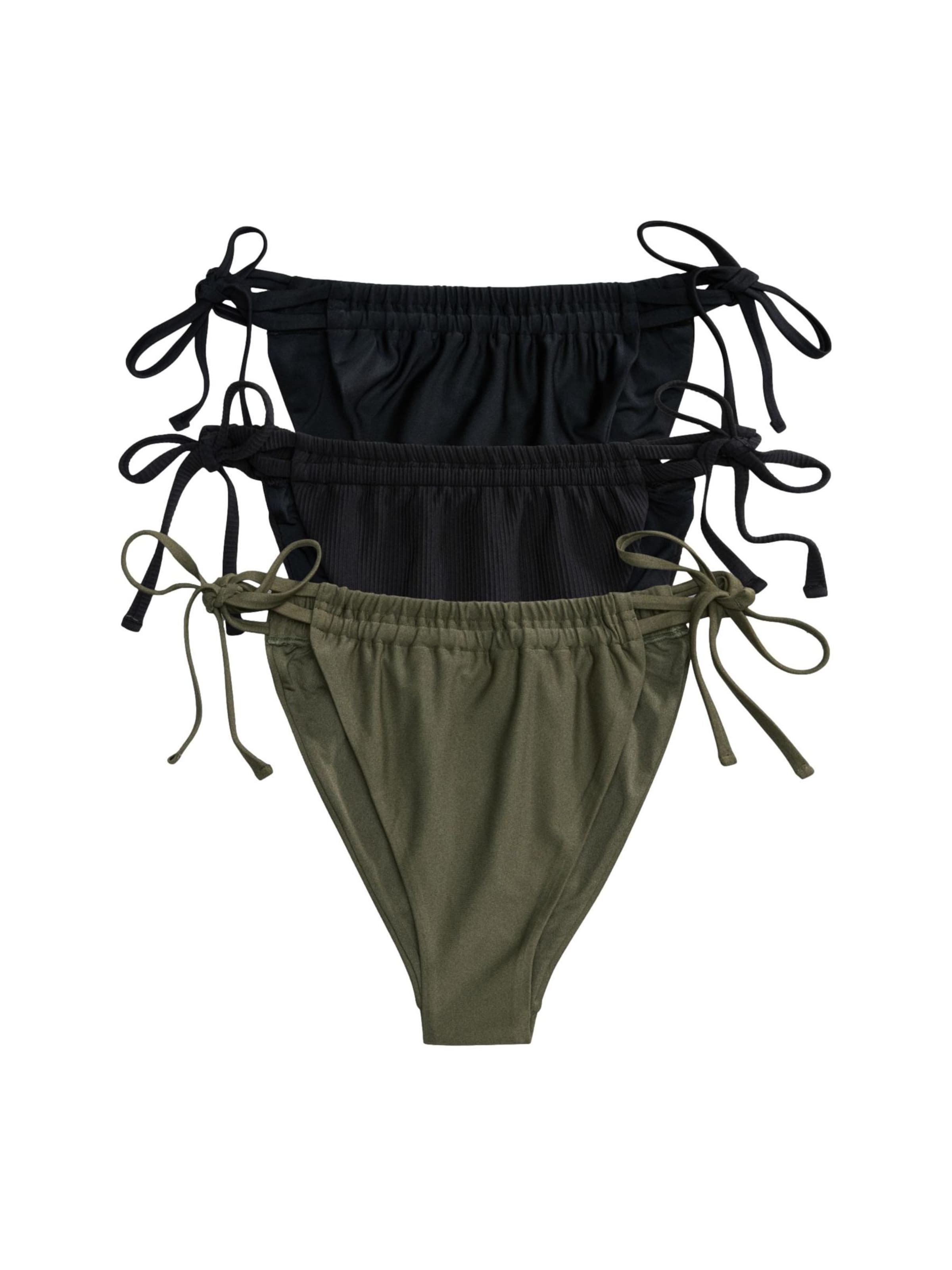 The Set Низ бикини в Хаки / Черный, Обзор товара