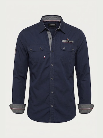 KOROSHI Regular fit Риза в синьо: отпред