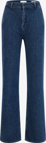 WE Fashion Flared Jeans in Blue: front