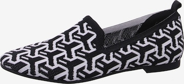 LA STRADA Slipper in Schwarz: Vorderseite