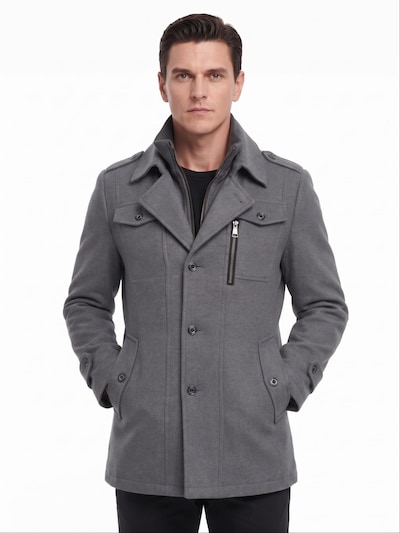 ALLTHEMEN Winter Coat 'Winternacht' in S in Light grey, Item view