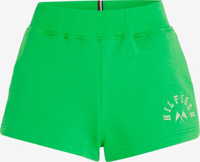 Tommy Hilfiger Sport Hose in grün / weiß, Produktansicht