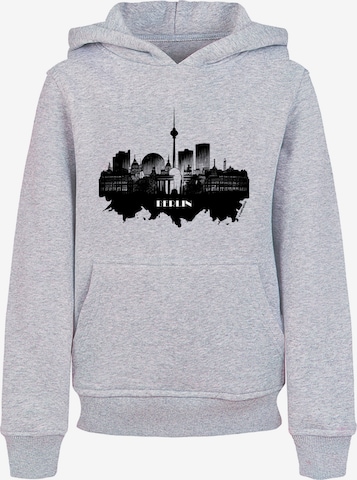 F4NT4STIC Sweatshirt 'Cities Collection - Berlin skyline' in Grey: front