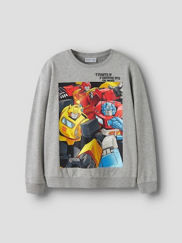 NAME IT - Sudadera 'Transformers' en gris