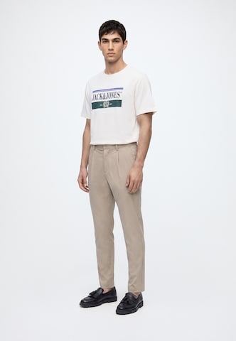 JACK & JONES Majica 'JORFREDERIKSBERG' | bela barva
