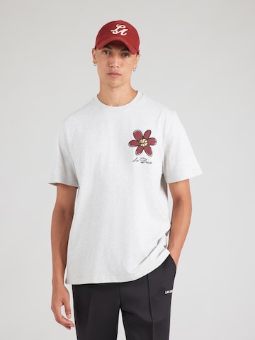 Les Deux - Camiseta 'Flower Basket' en gris