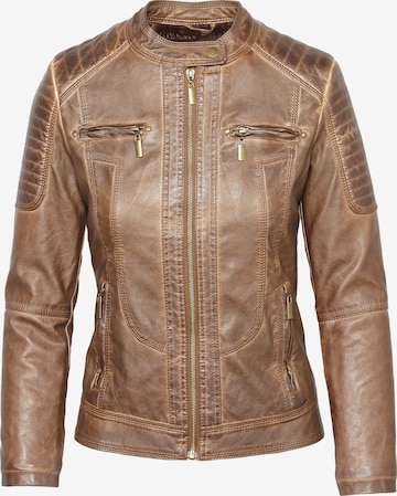 KOROSHI Преходно яке в кафяво: отпред