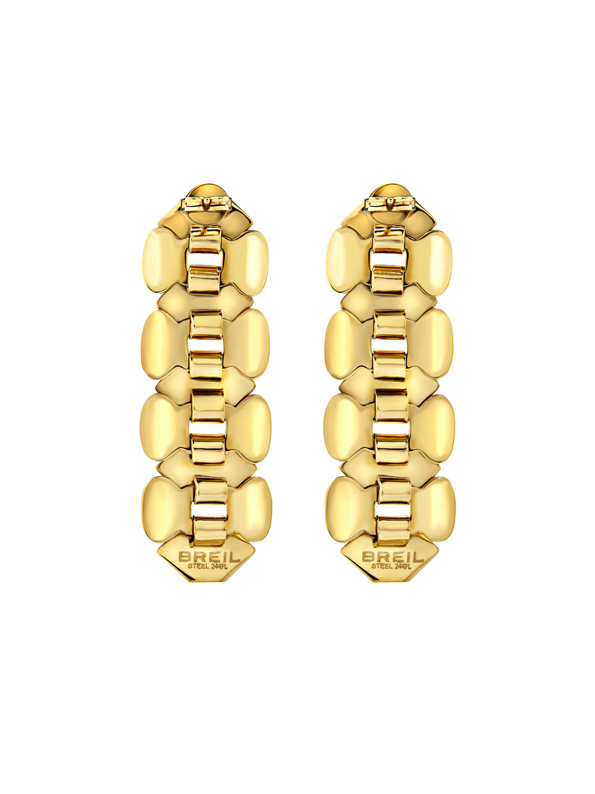 Breil Earrings 'Hexagonia' in Gold