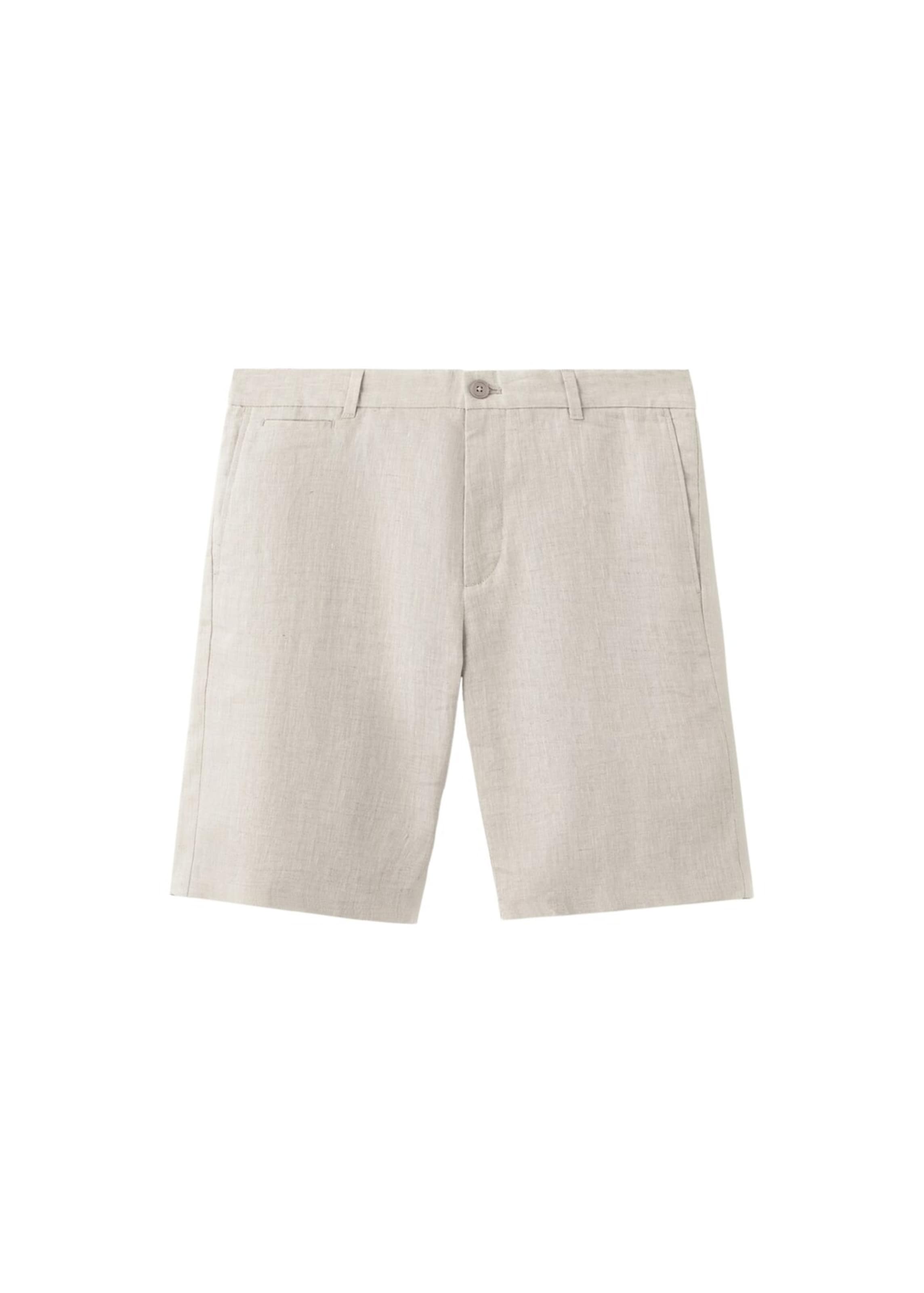 MANGO MAN Pants 'Carp' in Beige: front
