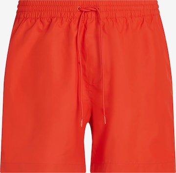 Calvin Klein Swimwear Шорти за плуване в червено: отпред