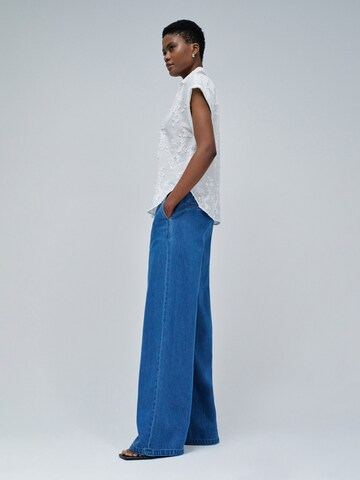 Chemisier Salsa Jeans en blanc