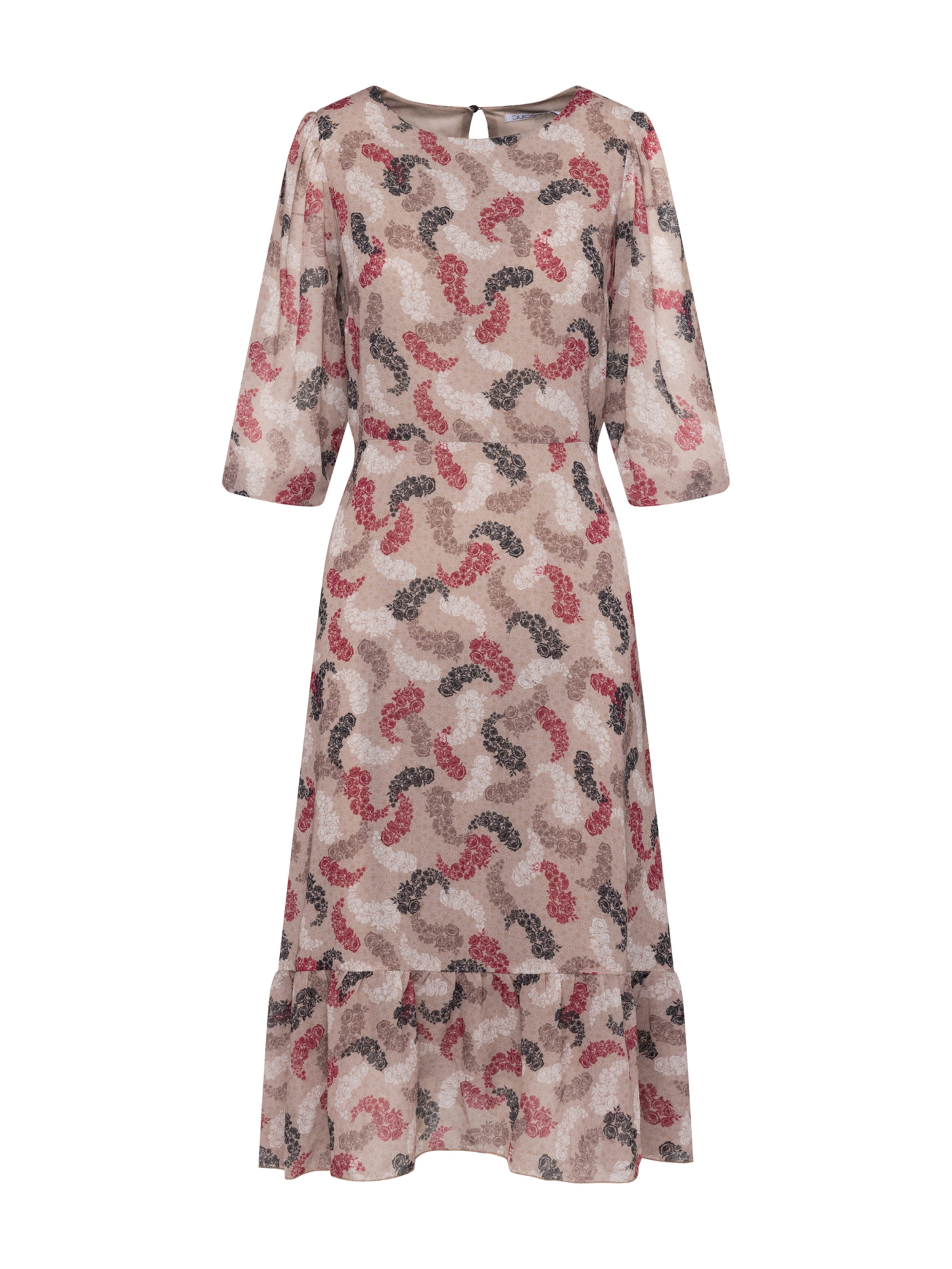 Quiosque Kleid '4NU016' in Beige: Vorderseite