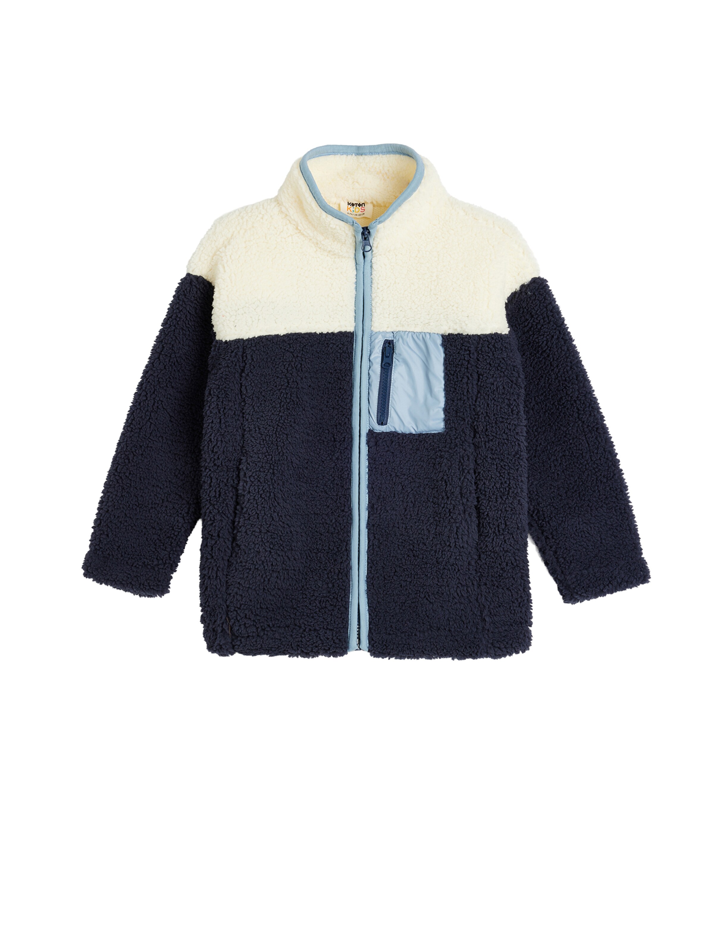 Koton Fleece jacket in Blue: front