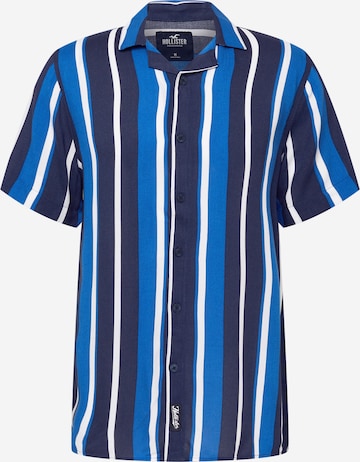 HOLLISTER Regular Fit Hemd in Blau: predná strana