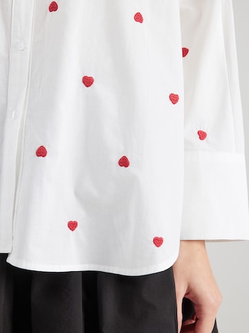 Hailys Blouse 'Em44my' in White