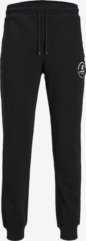 Jack & Jones Plus Tapered Trousers 'Gordon' in Black: front