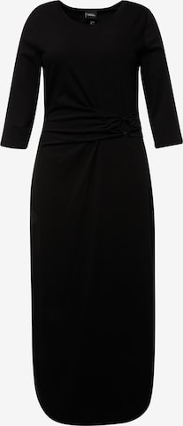 Robe Ulla Popken en noir : devant