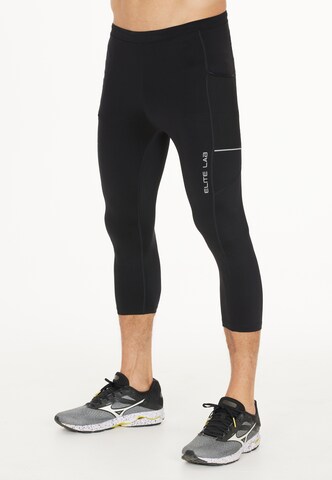 ELITE LAB Regular Sportbroek 'Run Elite X1' in Zwart: voorkant