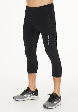 ELITE LAB Regular Sportbroek 'Run Elite X1' in Zwart: voorkant