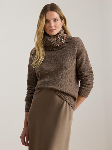 Lauren Ralph Lauren Sveter 'LAKIAT' - Hnedá: predná strana