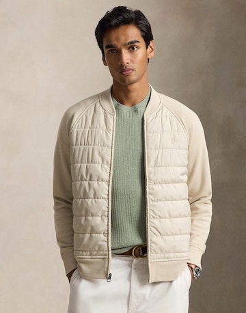 Polo Ralph Lauren Φθινοπωρινό και ανοιξιάτικο μπουφάν σε γκρι: μπροστά