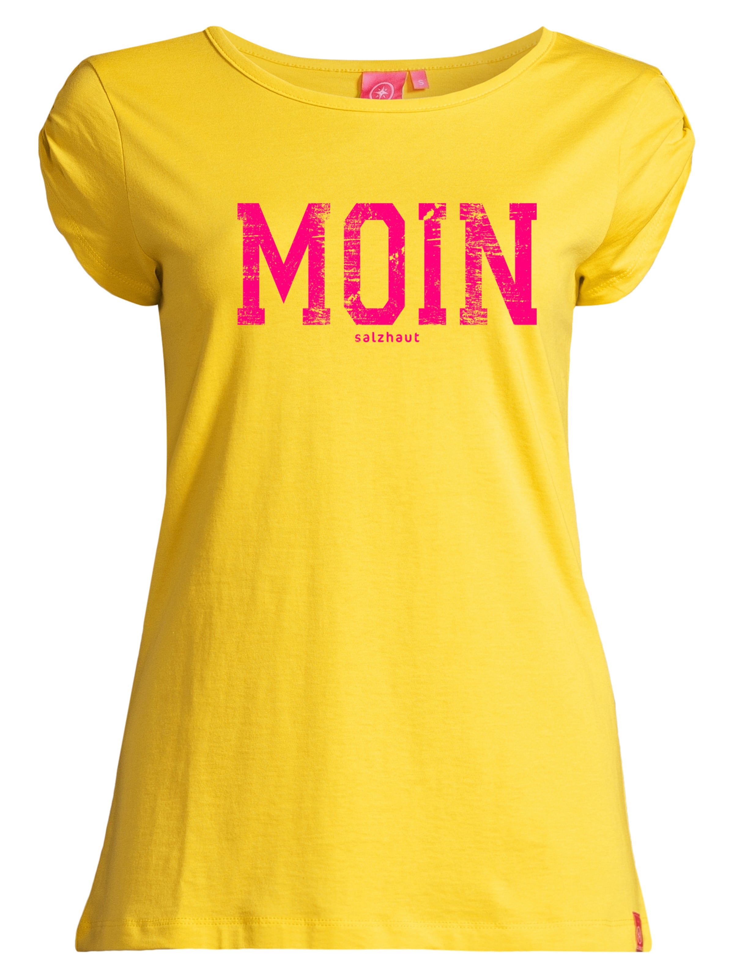 salzhaut Shirt 'Biike- Moin' in Yellow / Pink, Item view
