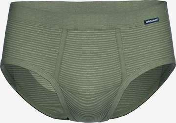 Ammann Panty 'Day Classic / Jeans Feinripp' in Green: front