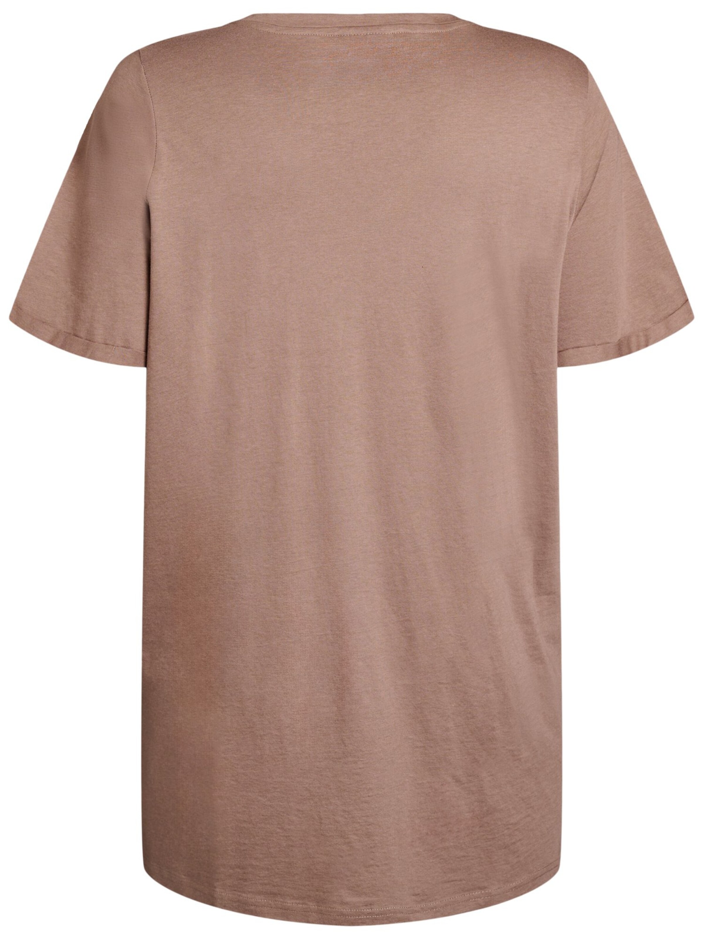 T-shirt 'Chiara' Zizzi en marron