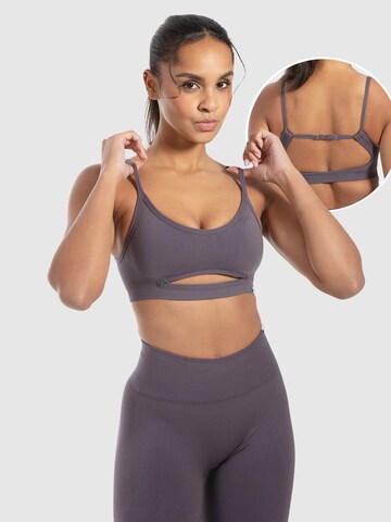 Smilodox Sports top ' Nesa ' in Purple: front