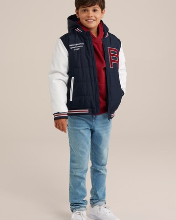 WE Fashion Tussenjas in Blauw